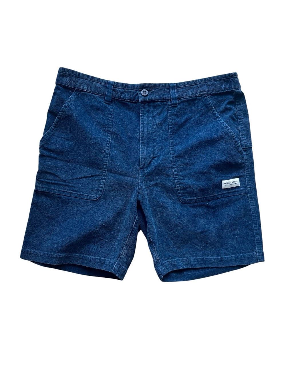 Banks Journal Shorts Men’s 32 Blue Corduroy Big Bear Walkshort Casual Coastal